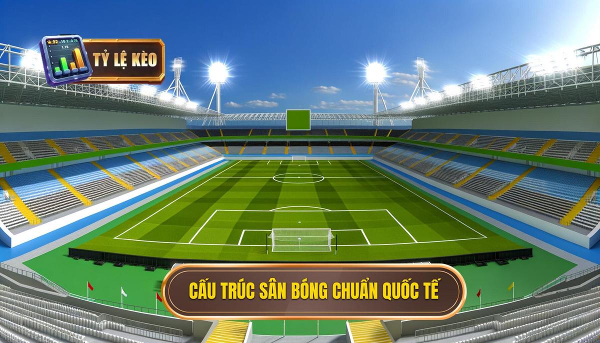 Luật cơ bản trong bóng đá: Toàn diện và dễ hiểu 2 Cấu trúc sân bóng theo chuẩn quốc tế