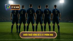 Chiến thuật bóng đá 5-4-1 phòng ngự