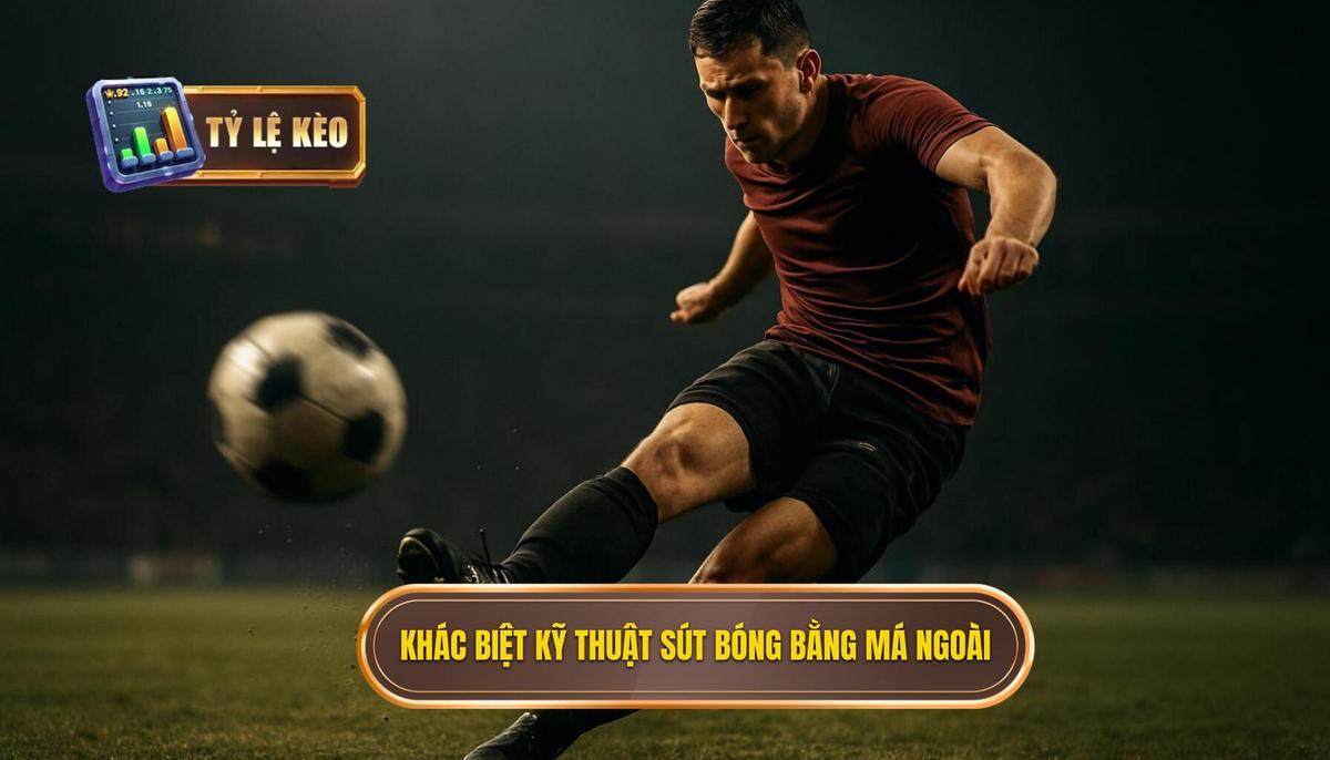 Sự khác biệt cốt lõi của Kỹ thuật sút bóng bằng má ngoài so với các phương pháp khác