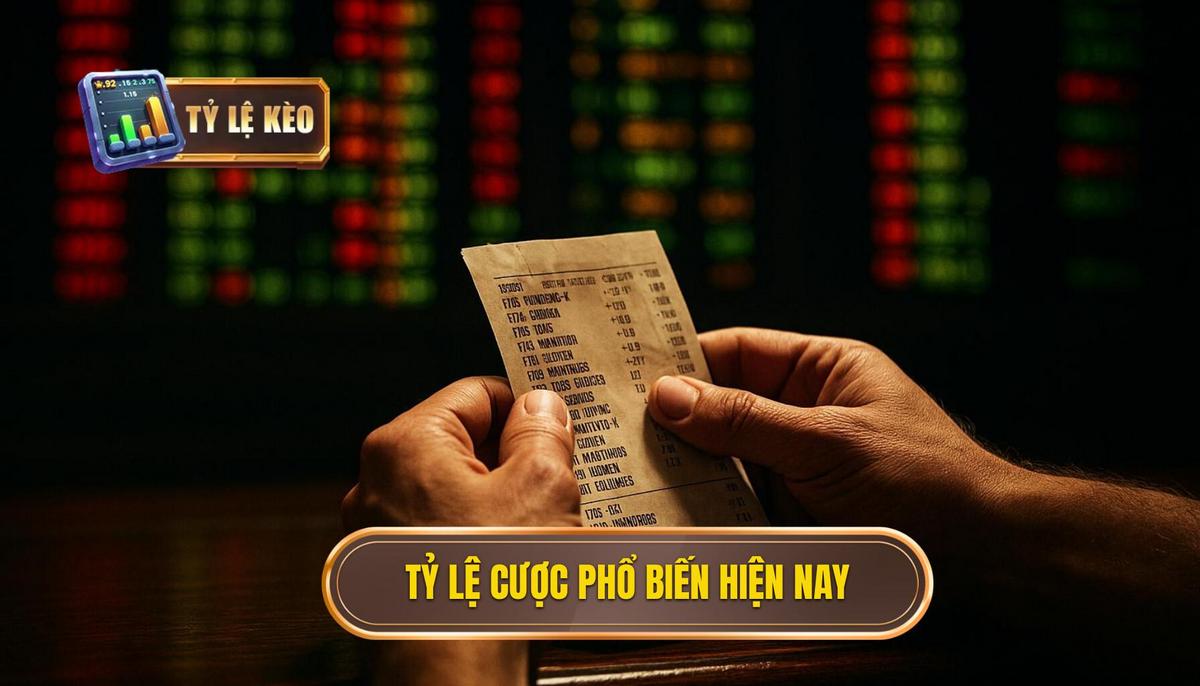 Các loại tỷ lệ ăn cược phổ biến nhất trên thị trường hiện nay