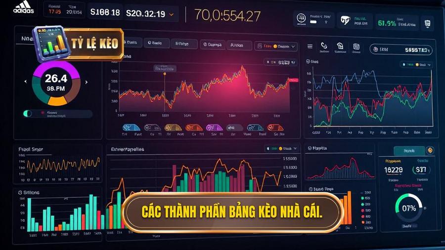 2. Các thành phần Bảng kèo nhà cái.