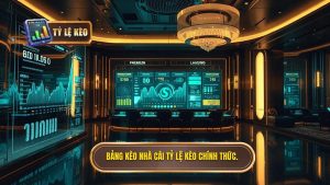 Bảng kèo nhà cái TỶ LỆ KÈO chính thức.