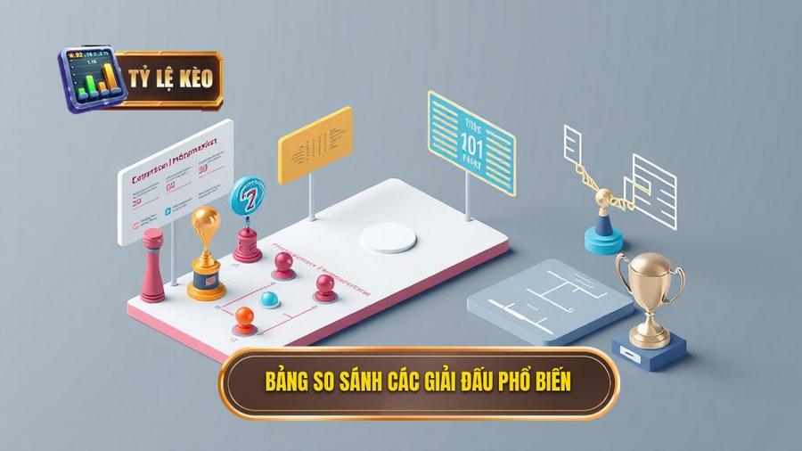 Bảng so sánh đặc điểm các giải đấu phổ biến