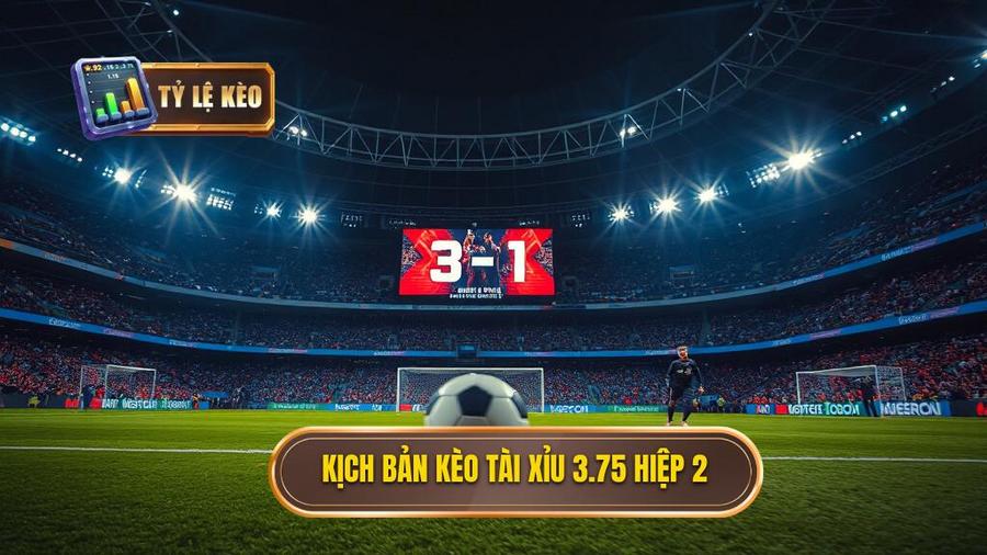Phân tích chi tiết các kịch bản của Kèo tài xỉu 3.75 hiệp 2