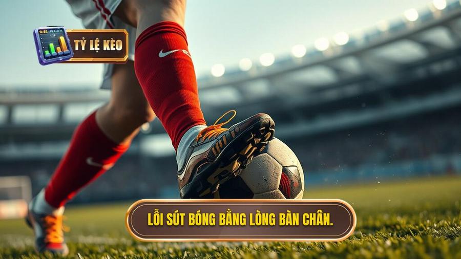 Các lỗi thường gặp khi thực hiện kỹ thuật sút bóng bằng lòng bàn chân phải
